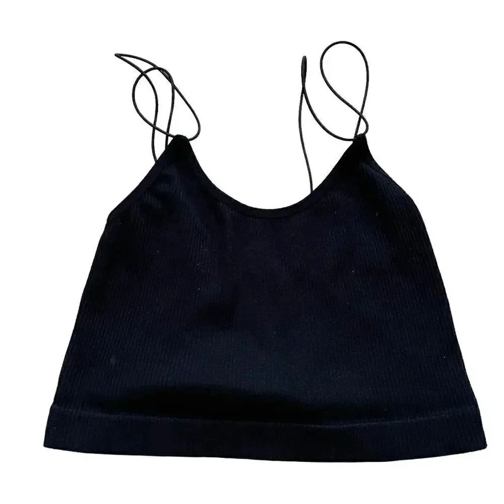 Black Density scoop-neck tank top Womens SZ S